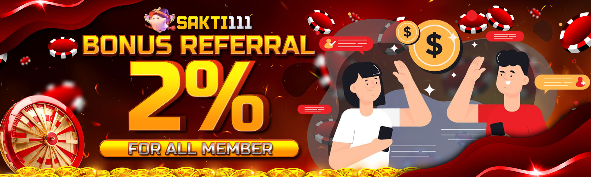 BONUS REFERRAL 2%