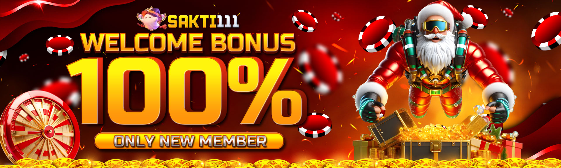 WELCOME BONUS 100%